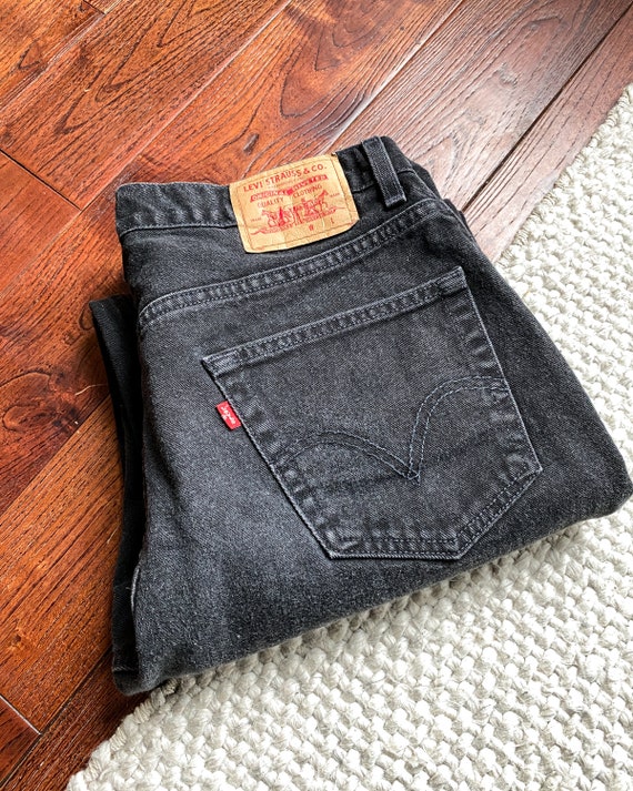 90s Levis | Vintage 90s Levis | 90s Black Levis |