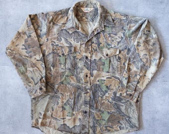 Giacca da lavoro vintage anni '90 Redhead Realtree Camo - Cotone pesante