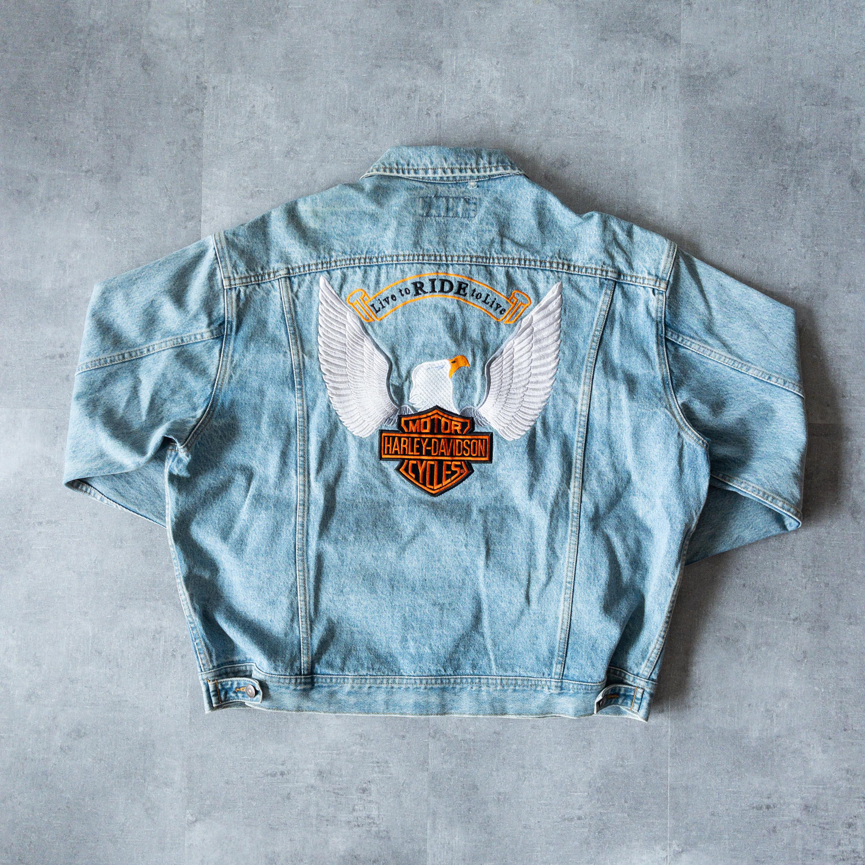 y2k✨️ Harley-Davidson 刺繍 ミリタリー ジャケット y2k✨️ Harley-Davidson 刺繍 ミリタリー ジャケット
