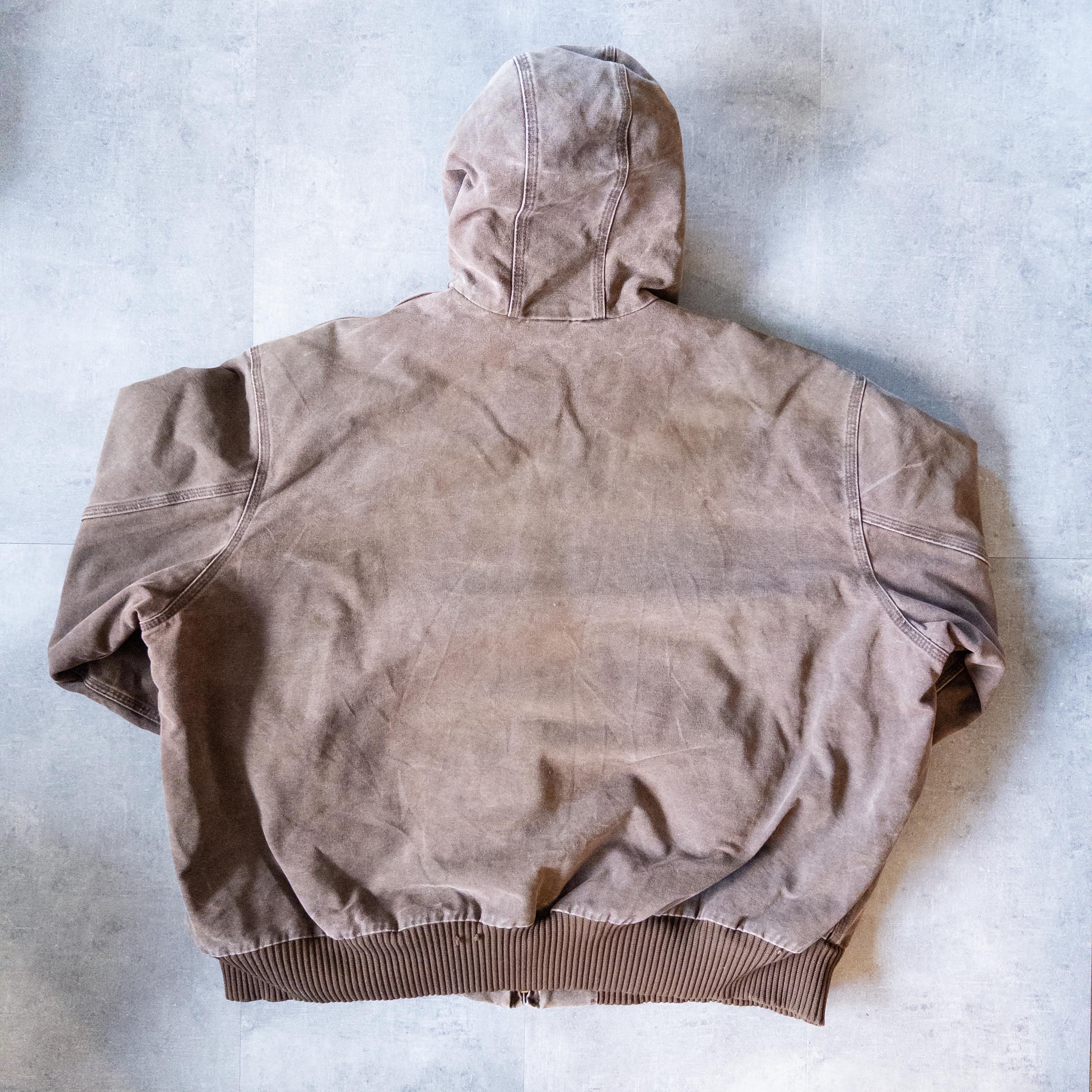 Vintage 90s Brown Carhartt Hooded Workwear Jacket - 4XL - Etsy
