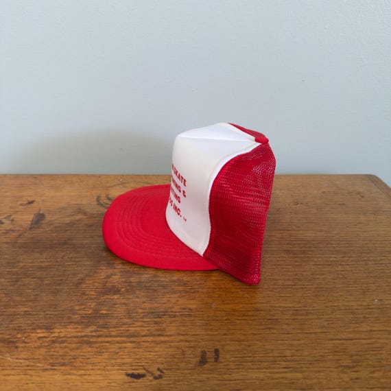 Vintage Custom Skate Sharpening & Sporting Goods Trucker Hat — 80s Hockey Promo Snapback View 2