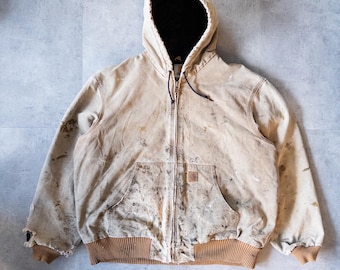 Chaqueta de trabajo con capucha Carhartt vintage de los años 90 (talla XL)