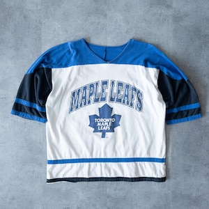 1990er Jahre Toronto Maple Leafs NHL Hockey Jersey Tshirt - 90er Jahre Ästhetik, Vintage Kleidung, 90er Jahre Shirt, 90er Jahre NHL, Vintage Hockey Jersey
