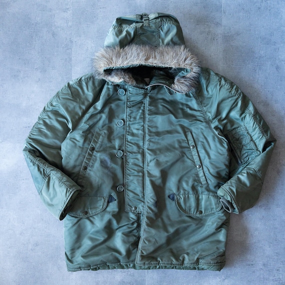 Vintage 70s USAF N-3B Military Parka - Shott Bros Snorkel Hood - Etsy