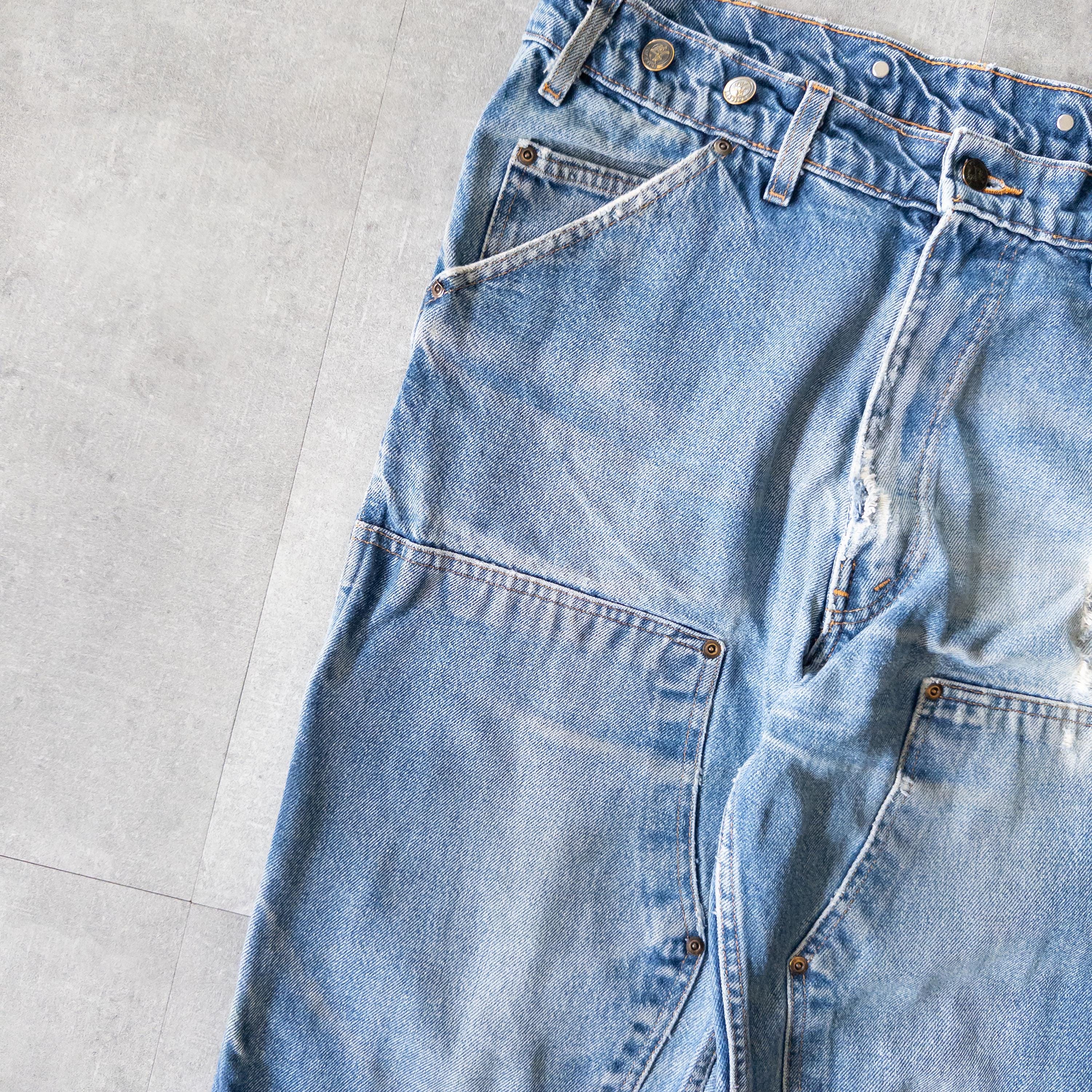 Vintage 90s Wild Ass Double Knee Denim Carpenter Pants - 38x32 - Etsy