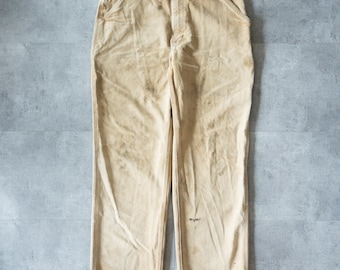 Pantalones Carhartt Carpenter desgastados de los años 90 - Ropa de trabajo de lona