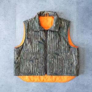 90’s vintage Dead stock Huntting Vest Vintage 1990s Sports A Field Realtree Camo Hunting Vest