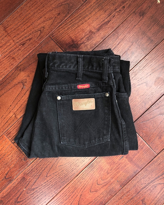 Vintage Wrangler Denim | 90s Wrangler Denim | Blac