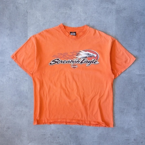 Camiseta Harley Davidson Screamin Eagle vintage dos anos 90 - Estética dos anos 90, Roupas vintage, Harley dos anos 90, Estilo Y2K, Camiseta de motociclista gráfica