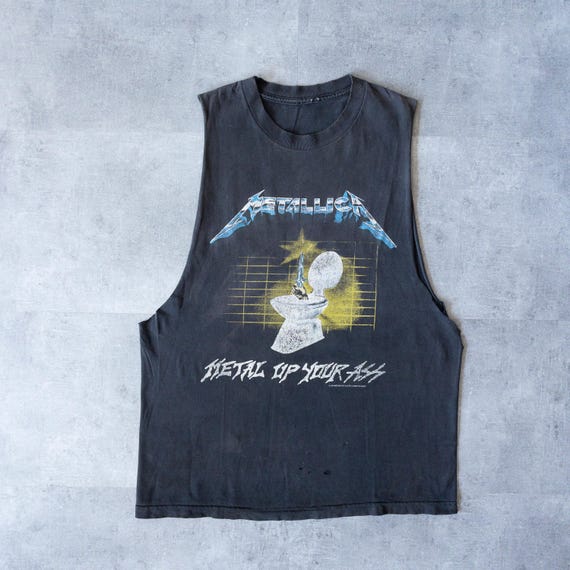 Vintage 90s Metallica 'metal up Your Ass' Cut off Tee - Etsy