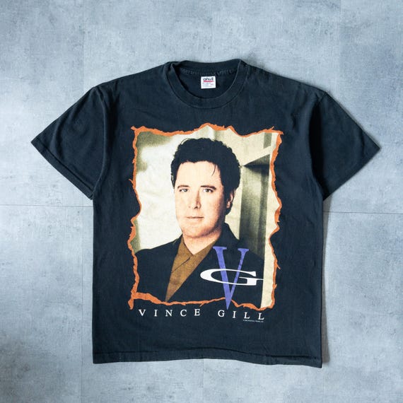Vintage 90s Vince Gill Country Music Tour Tee - Large