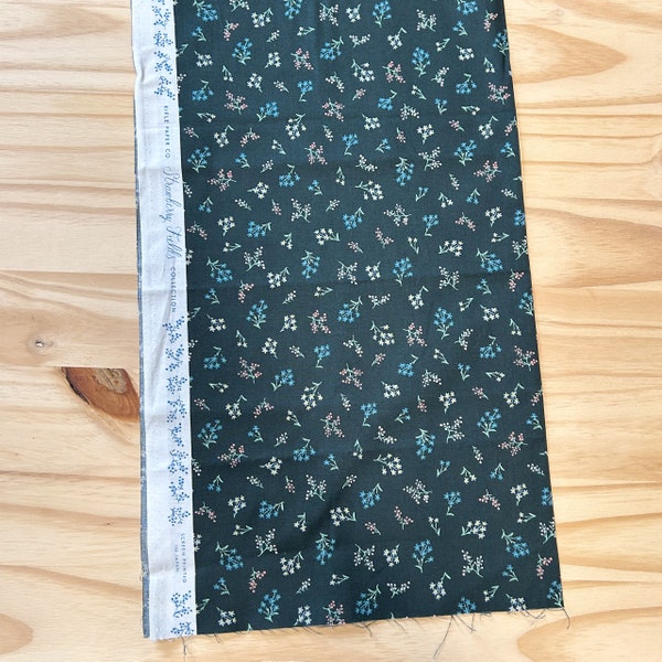 Petites Fleur Hunter Green - Strawberry Fields - Rifle Paper Co. - Fat Quarter - Quilting Cotton - Tiny Floral Print