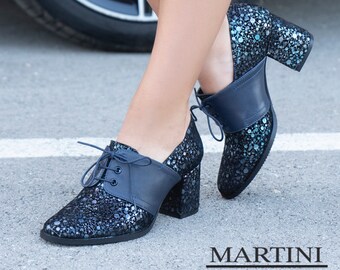 ladies heeled brogues uk