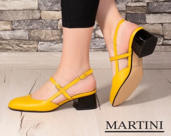 mustard yellow heeled sandals