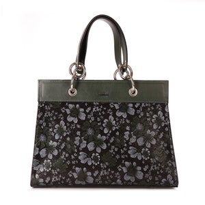 Olive Green Handbag for Women Suede Purse with Handles Bag | Etsy