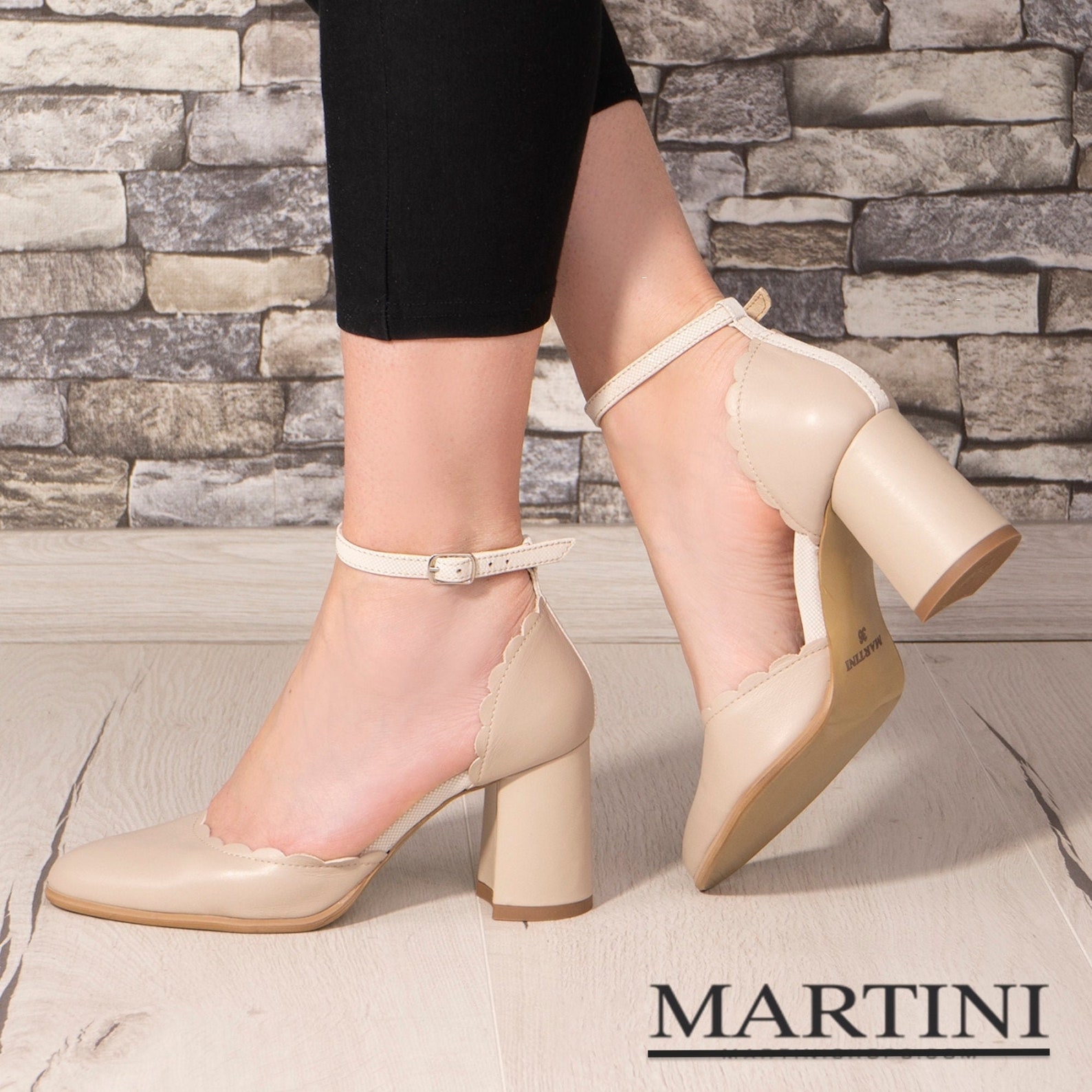 Women's Mary Janes Beige Mary Janes Elegant Heels Etsy
