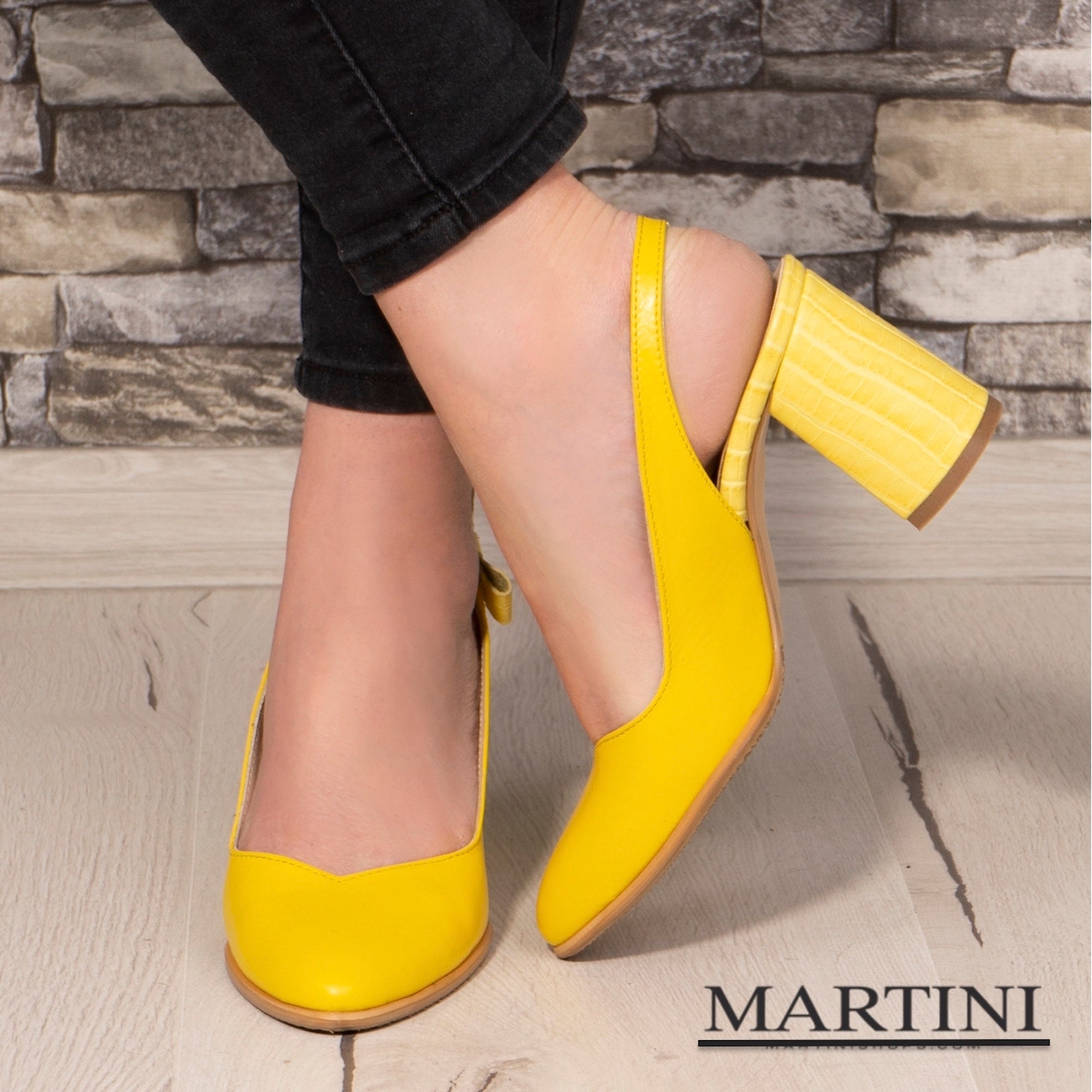 Zapatos de mujer Zapatos amarillos Zapatos elegantes Etsy España