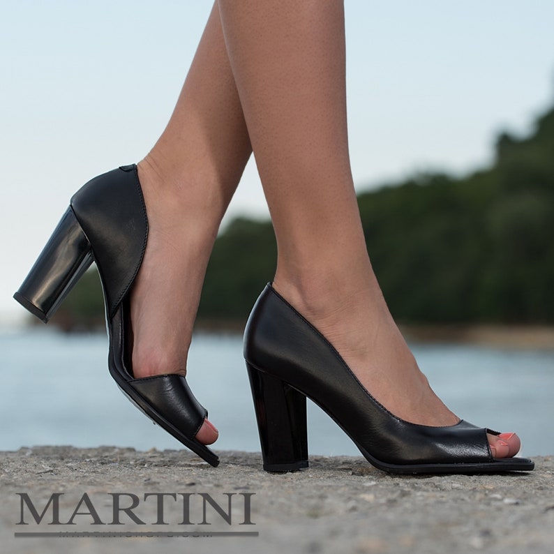 high heels open
