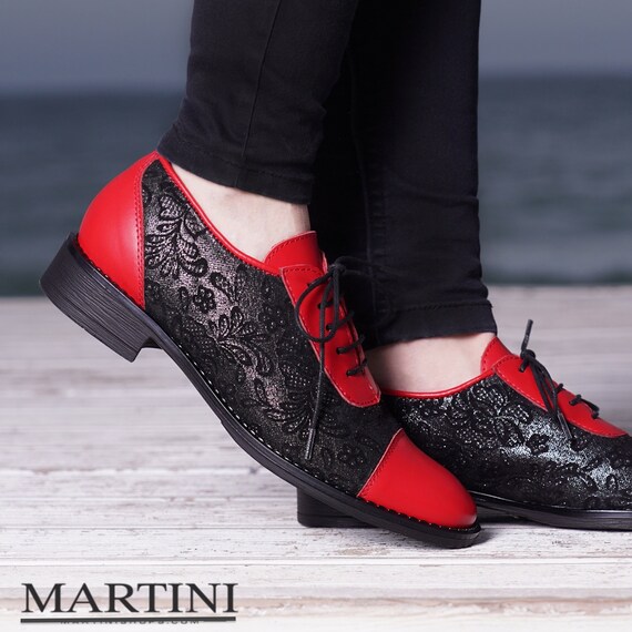saddle oxford heels