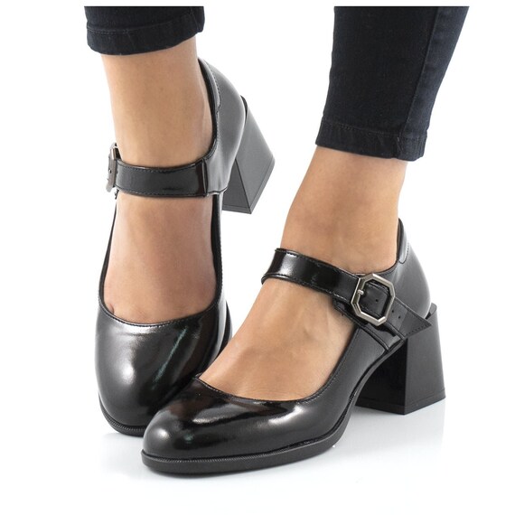 ara Zapatos Mary Jane negro elegante Zapatos Flats Zapatos Mary Jane 