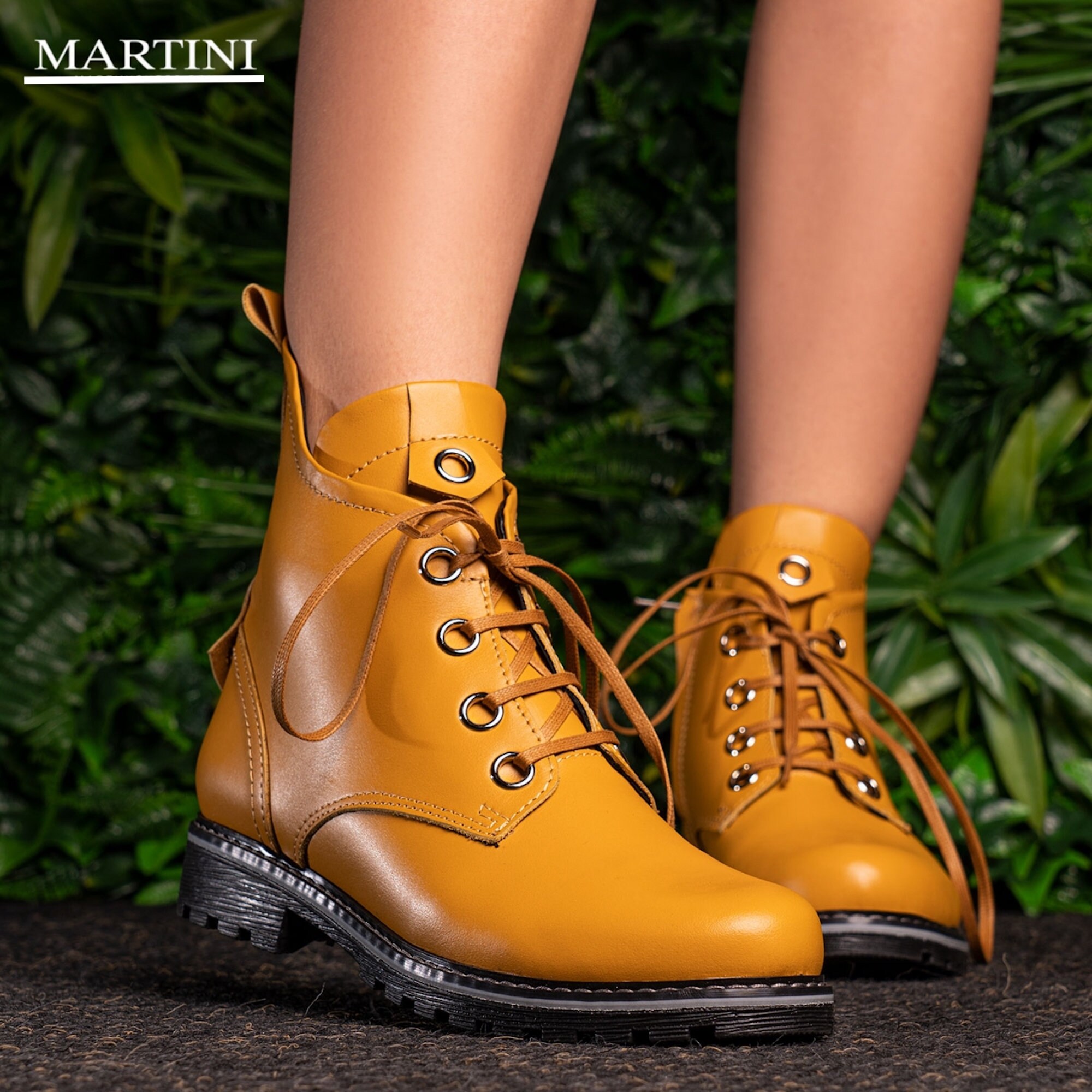 high tie boots