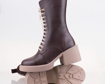 BARBARA – Handmade Leather Winter Boots | Warm, Comfortable & Elegant