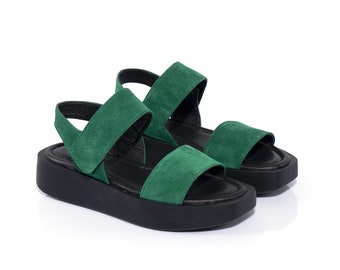 flat black platform shoes