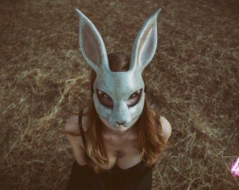 Creepy Bunny Mask Etsy creepy bunny mask etsy