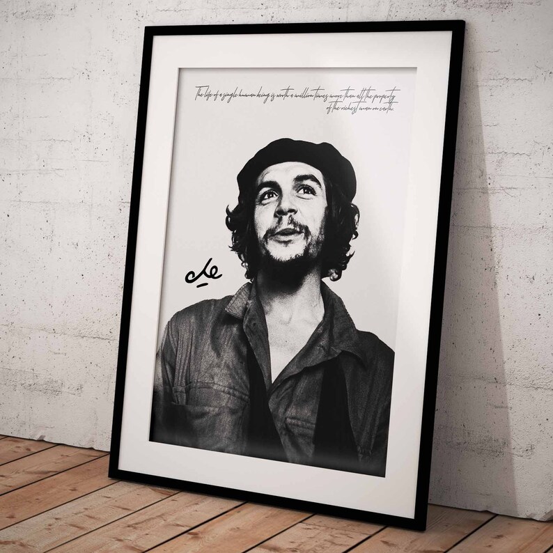 Che Guevara Print Che Guevara Poster Inspirational Quotes ...