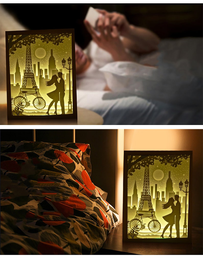 Download 3D Paper cut light boxes template SVG Files Love Paper | Etsy
