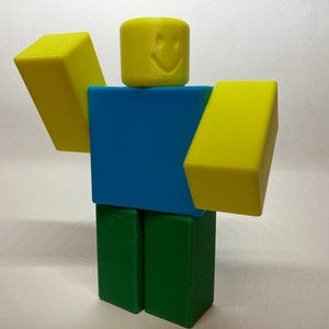Roblox Noob 3d Printed Toy Etsy - noob 3d roblox