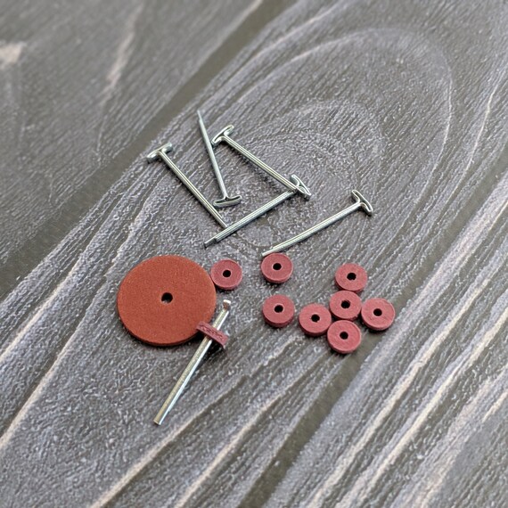 Joints for miniature teddy bears fibre disks tcotterpins Etsy