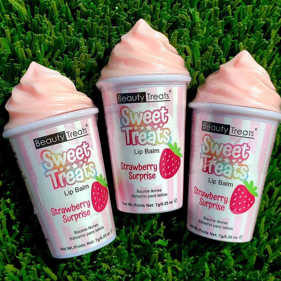 Beauty Treats Sweet Treats Lip Balm Strawberry Surprise Etsy