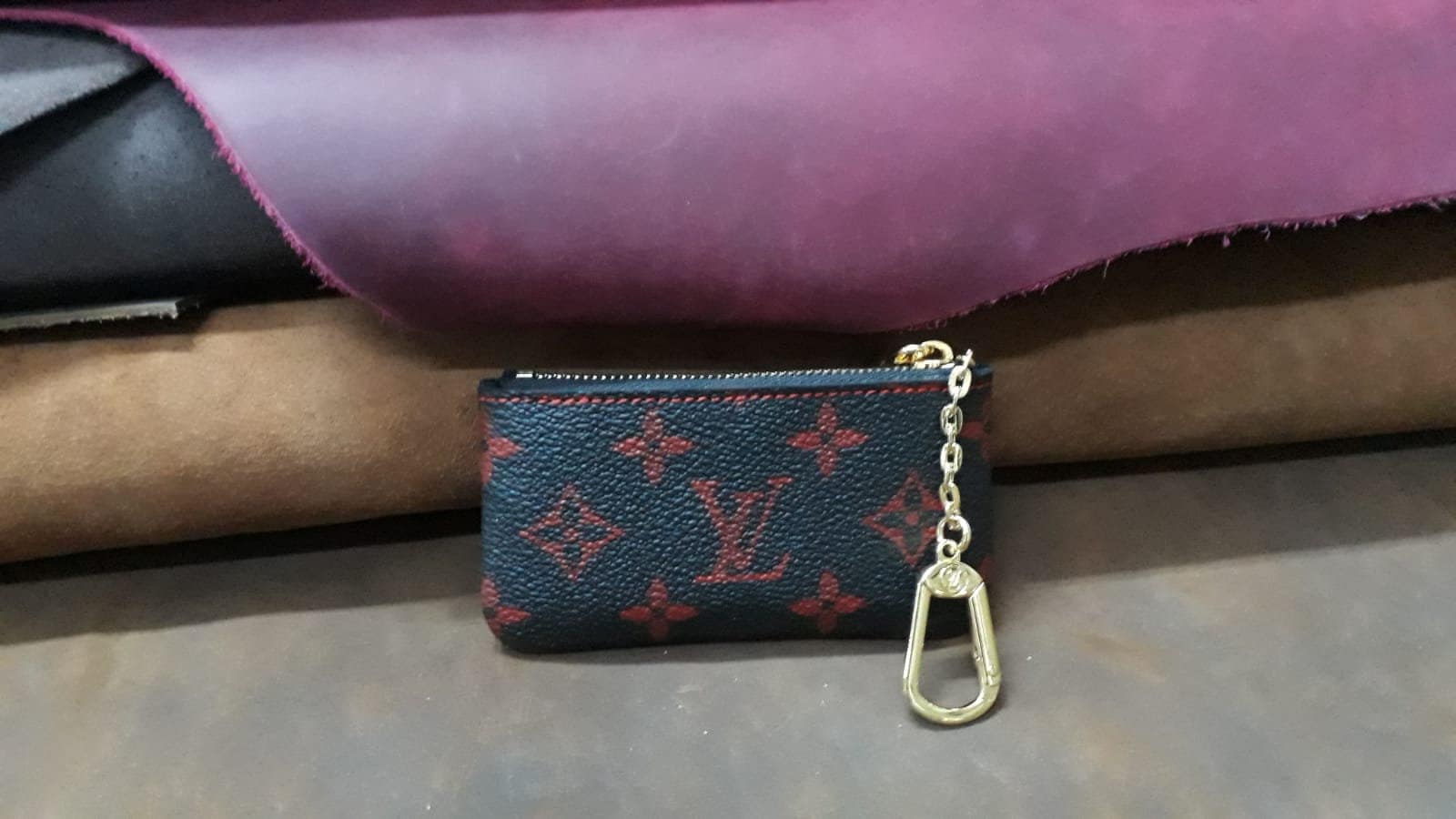 Coin Purse Bag Charm Louis Vuitton Coin Purse lv handmade | Etsy