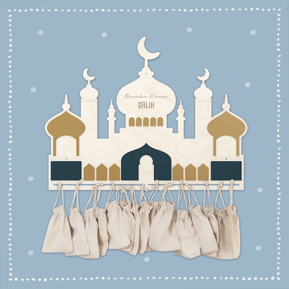 Ramadan Calendar for Children Personalized, Ramadan Calendar With
