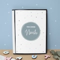 Personalized report card folder with polka dot design - Personalized back-to-school gift - 20 sleeves - hellomini product logo