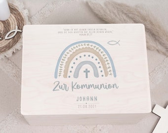 Communiecadeau - Gepersonaliseerde bewaardoos voor jongens - Communiecadeau - Bewaardoos voor meisjes - Feestartikel - hellomini