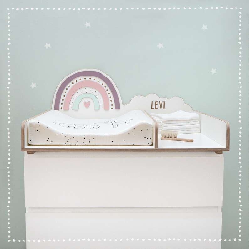 Changing Table Attachment With Name Changing Table Organizer Etsy UK