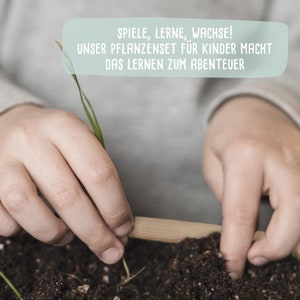 Personalisiertes Saatgut Anzuchtset mit Holzkiste inkl. Samen & Pflanzensteckern, Mini Garten Starter Kit, Wunschmotiv, Geschenk für Kinder image 8