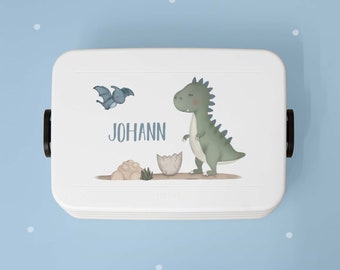 Personalized Mepal lunch box T-Rex, lunch box for children, bento box, school enrollment gift, daycare, school, personalized gift boy