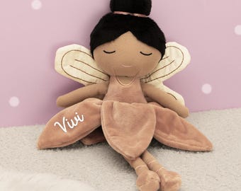 Personalized Jollein Fee Mae Livia rag doll, birth gift with name, baby gift, baby toy, baby present, 1st birthday