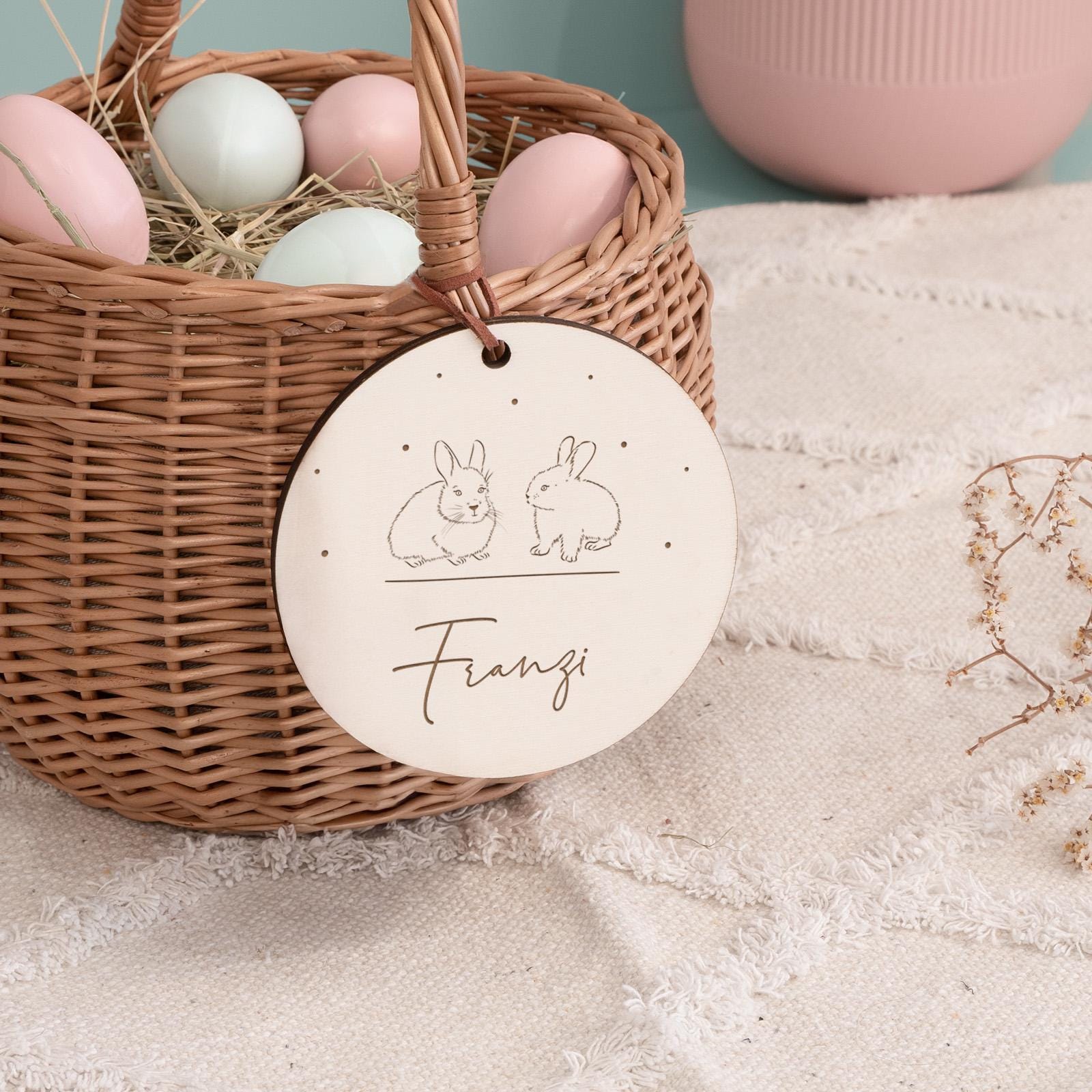 12 Pochettes Cadeaux Pâques Boho - Set Avec Pinces Bois Et Pendentifs Dorés - Idéal Bricolage Et Cadeaux