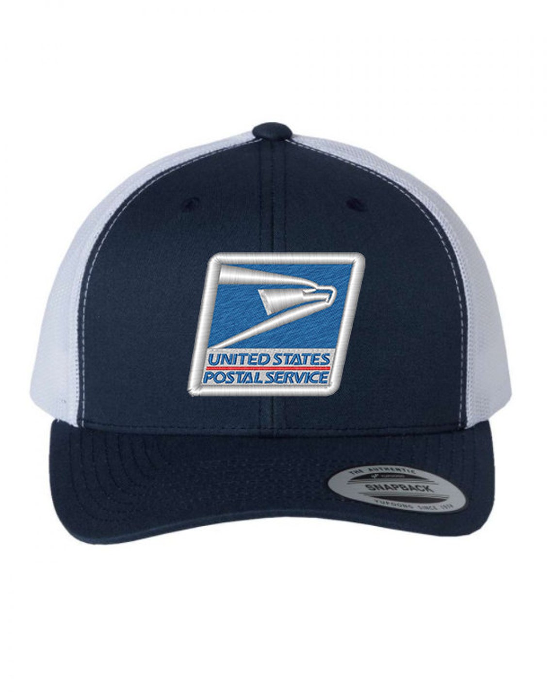USPS Embroidered Flexfit 6606 Baseball Hat / Flexfit One Seize Etsy