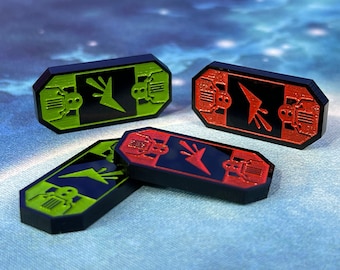 Defense Tokens for SW Armada Admiral Tater with Generic side design