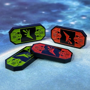 Defense Tokens for SW Armada Admiral Tater with Generic side design