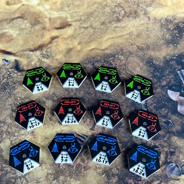 Battletech Movement Dice Etsy