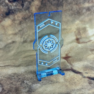 SW Legion Line of Site Silhouette Template: Laser Cut Acrylic