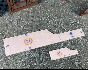 Pearl Acrylic Combat Gauge Set with Faction Designs for 40k Wargaming