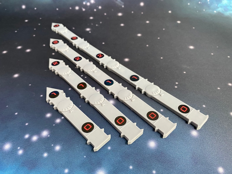 Acrylic Token inserts ONLY for Maneuver tool for SW Armada image 1