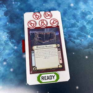 Acrylic Armada 1.5 Upgrade Size Card Tray, fits sleeved cards & unsleeved cards - For new exhaustible cards